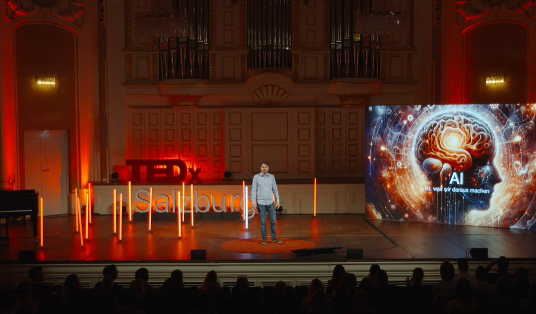 DIH West bei TEDx Salzburg: KI ist was wir daraus machen
